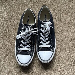 Converse Low Top Sneakers in Black and White